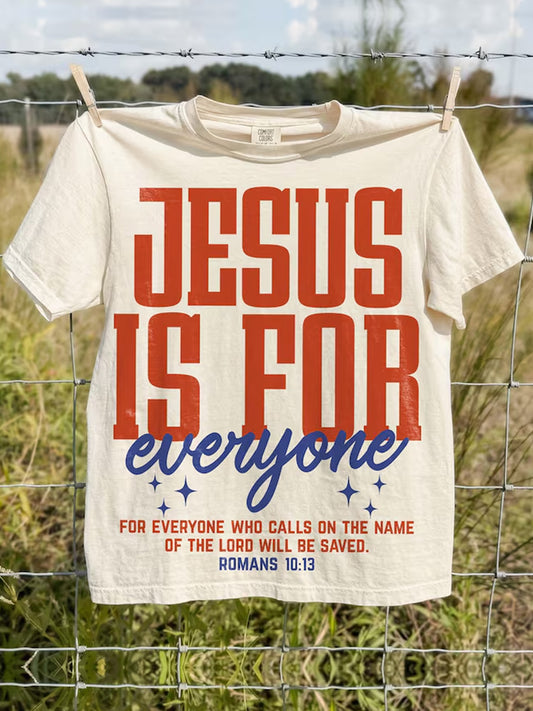 Men's Christian Jesus is For Everyone Short Sleeve T-shirt