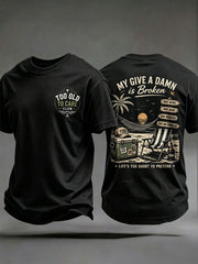 Men's 'my give a damn is broken' T-shirts