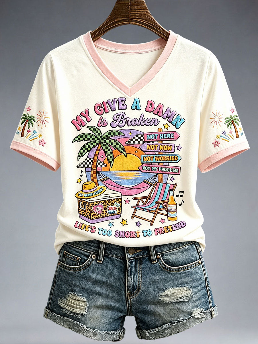 Women's My Give A Damn Is Broken T-Shirt