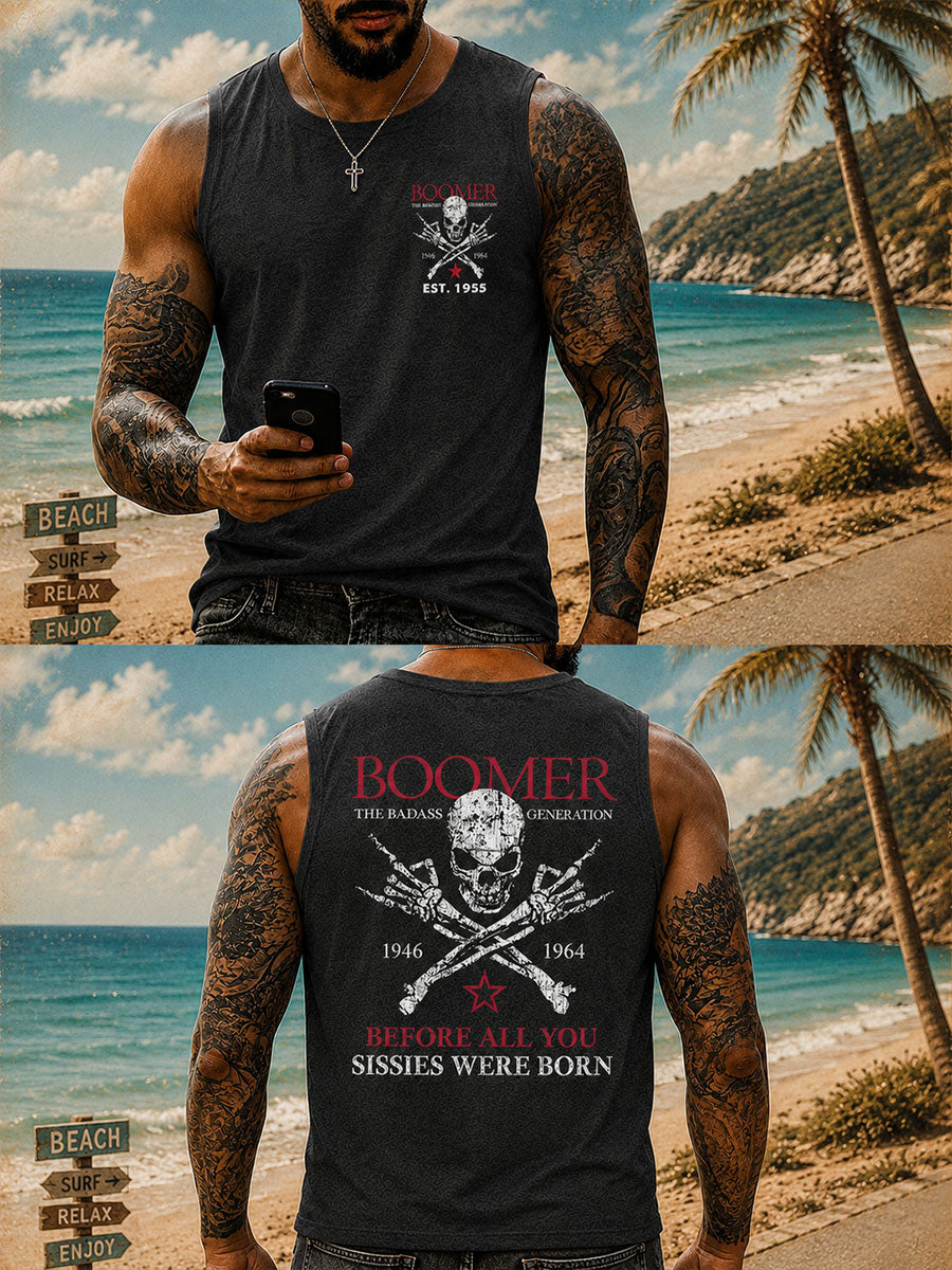 Men's 'BOOMER The Badass Generation Before All You Sissies Were Born' Vests