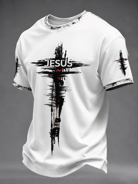 Men's JESUS Printed T-shirt