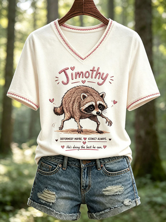 Women's Jimothy Raccoon T-Shirt