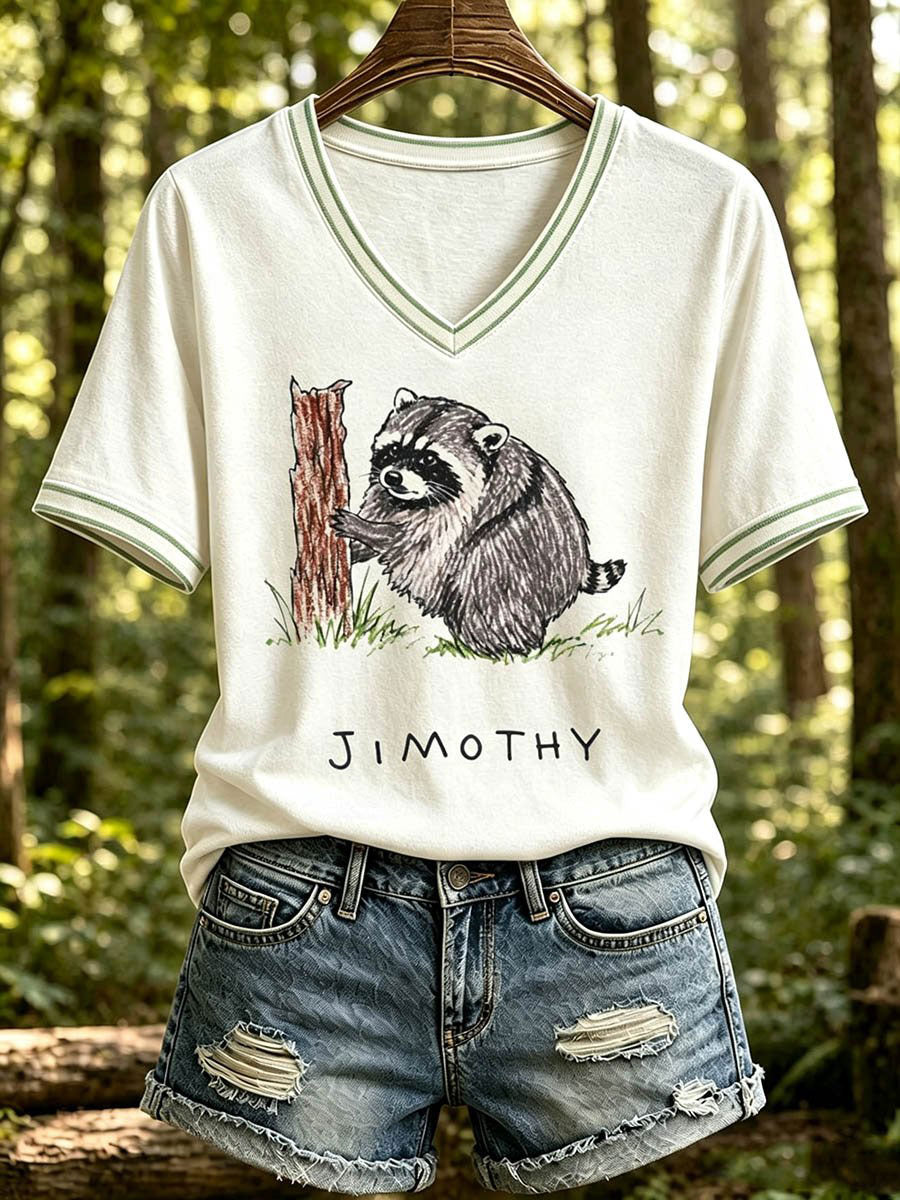 Women's Jimothy Raccoon T-Shirt