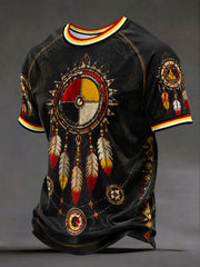 Men's Native Medicine Wheel Dreamcatcher T-Shirts