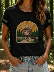 Women's Only You Can Prevent Ai Data Centers Print T-shirt