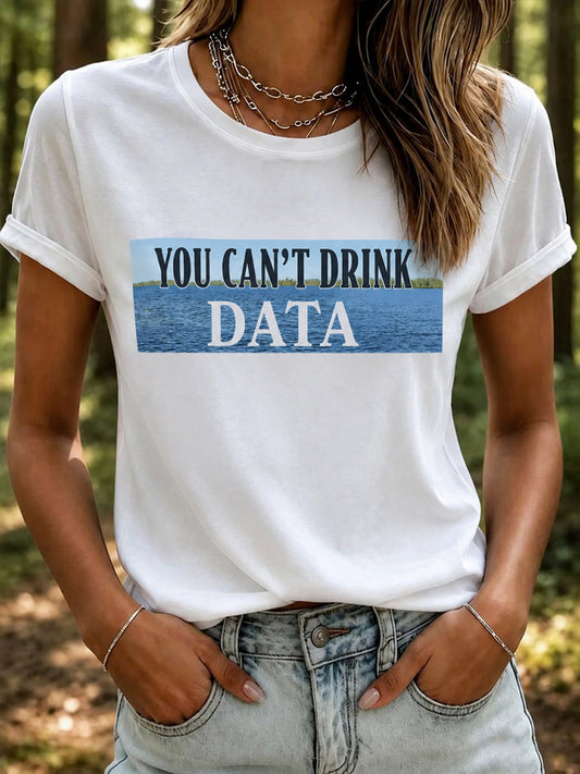Women's Only You Can Prevent Ai Data Centers Print T-shirt