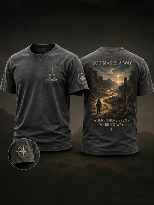 Men's FAITH IN THE WILDERNESS short sleeves t-shirt