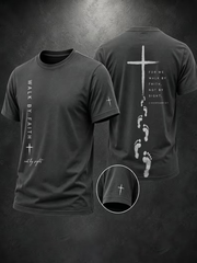Men's walk by faith short sleeves t-shirt
