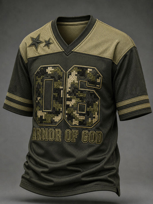 Men's Armor Of God V-neck T-shirt