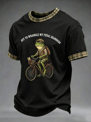 Men's Off To Wrangle My Feral Grandkinds Short Sleeves T-shirt