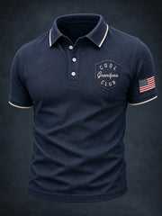 Men's Cool Grandpas Club Printed Shirt