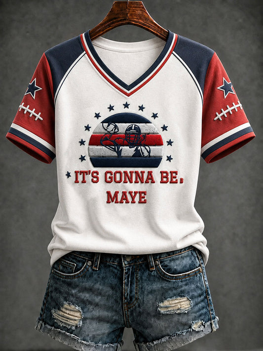 Women's It’s Gonna Be May V-neck T-shirt