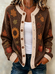 Women's Cardigan-Style Knit Jacket