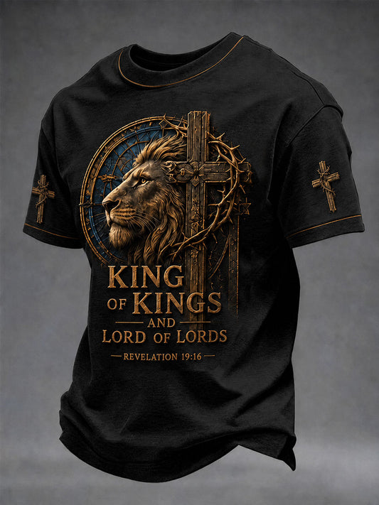 Men's Christian King of Kingsl Short Sleeve T-Shirt