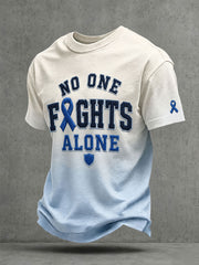 Men's "No One Fights Alone" T-shirts