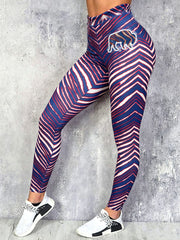 Women's Football Lover Buf Art Printed Leggings