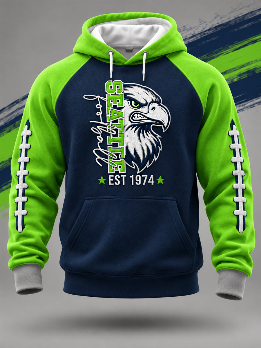 Men's Football Gameday Gift For Football Fans Casual Hoodie