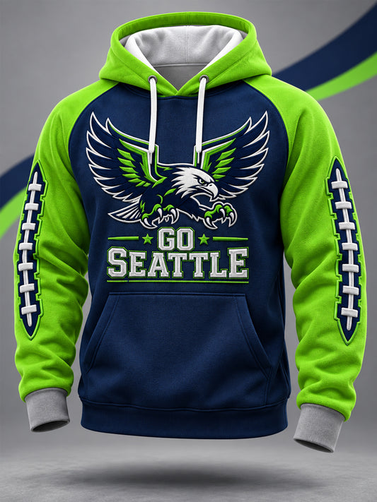 Men's Football Gameday Gift For Football Fans Casual Hoodie