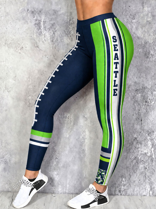 Women's Football Gameday Gift For Football Fans Leggings