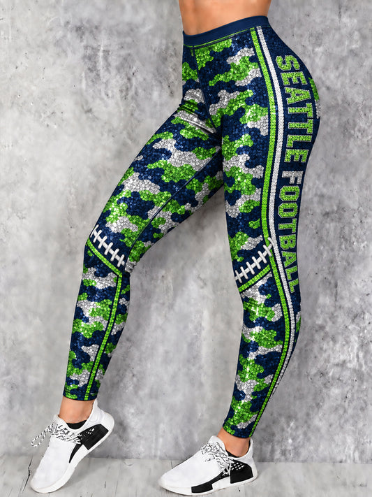 Women's Football Gameday Gift For Football Fans Leggings