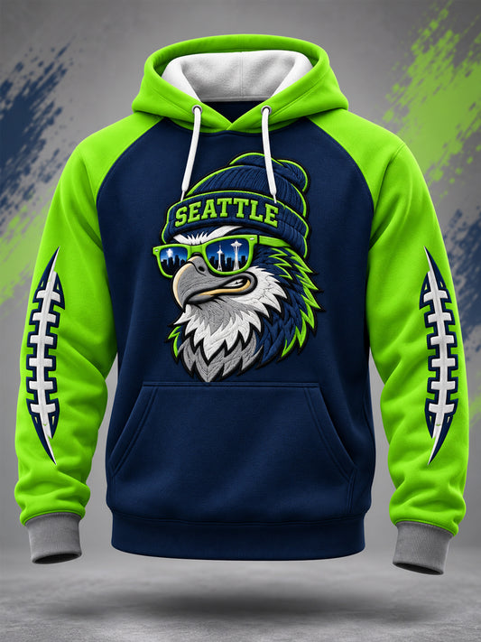 Men's Football Gameday Gift For Football Fans Casual Hoodie
