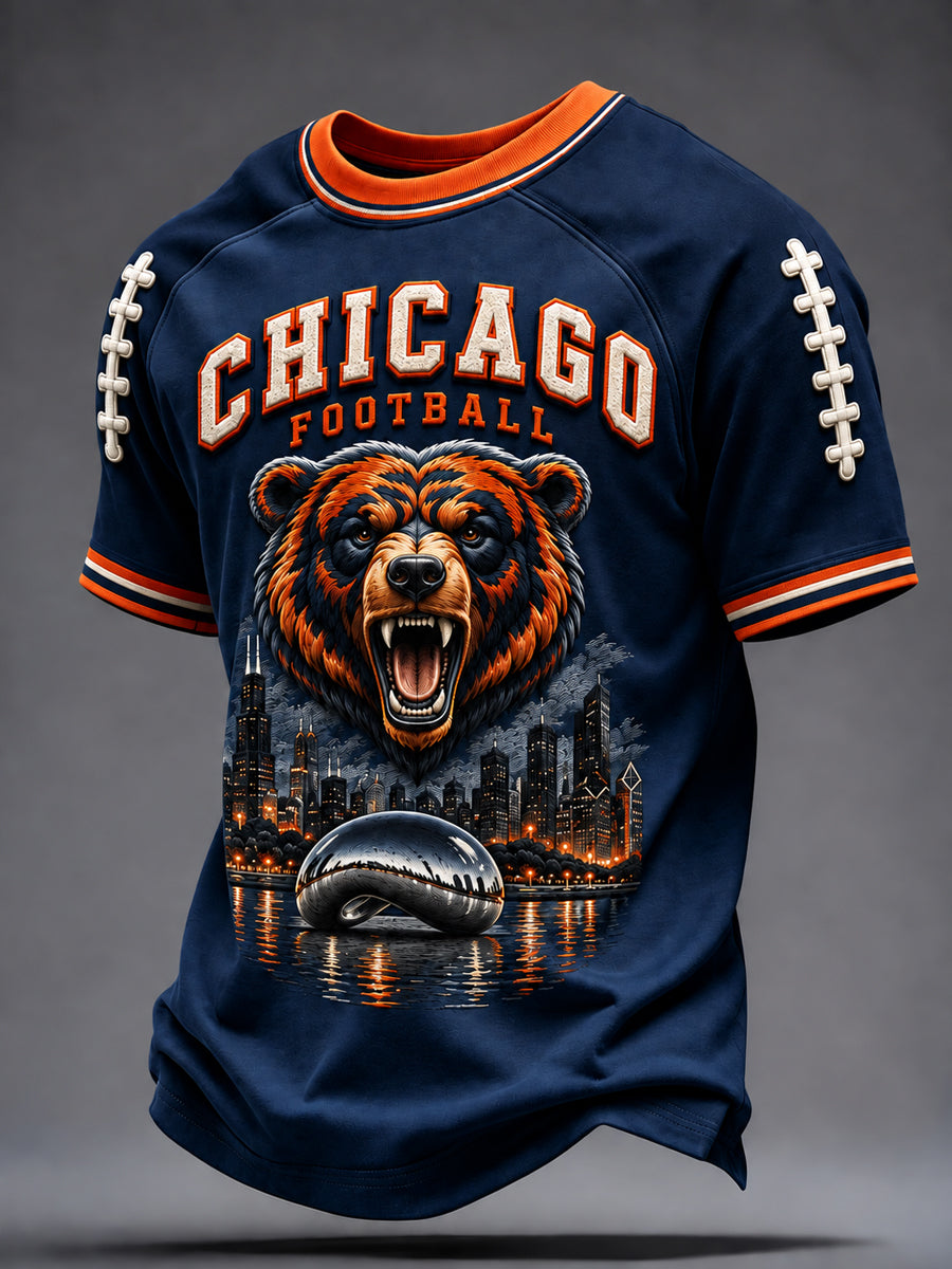 Men's Football Gameday Gift For Football Fans Short Sleeve T-shirt