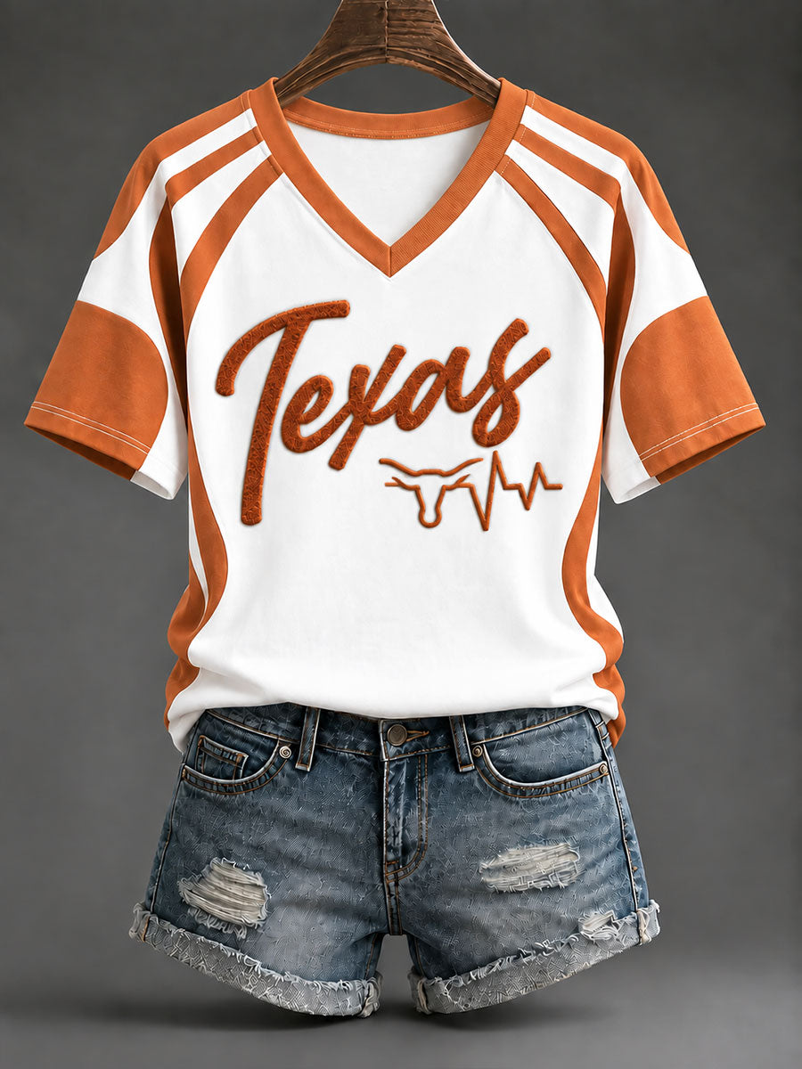 Women's Football Game Day Casual T-Shirt