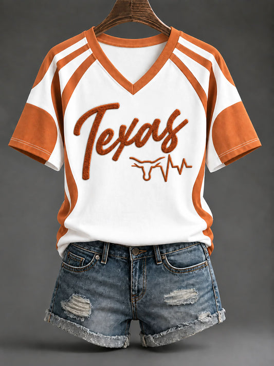 Women's Football Game Day Casual T-Shirt