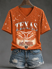 Women's Football Game Day Casual T-Shirt