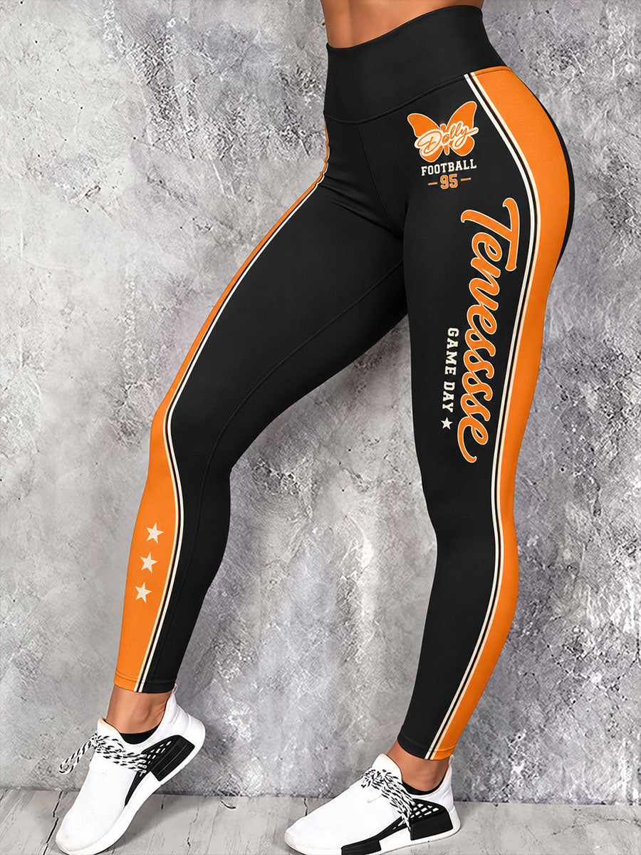 Women's Game Day Football Printed Casual Bottoms