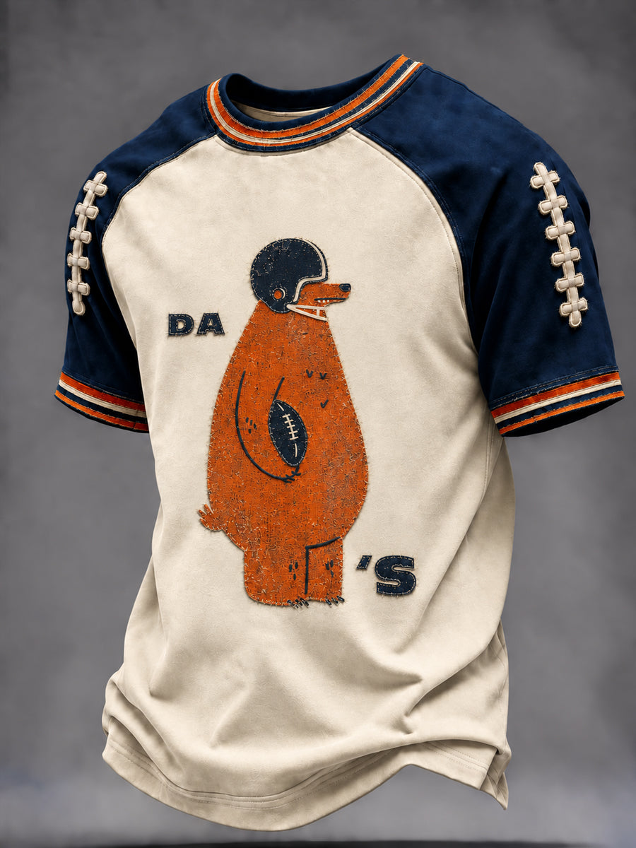 Men's Football Gameday Gift For Football Fans Short Sleeve T-shirt