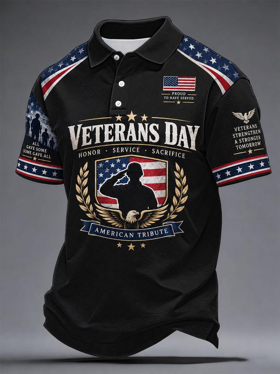Men's U.S. Veterans Day Printed polo shirt