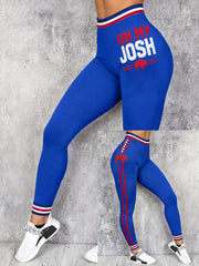 Women's Football Lover Buf Art Prtinted Leggings