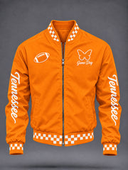 Men's Football Game Day Graphic Casual Jacket
