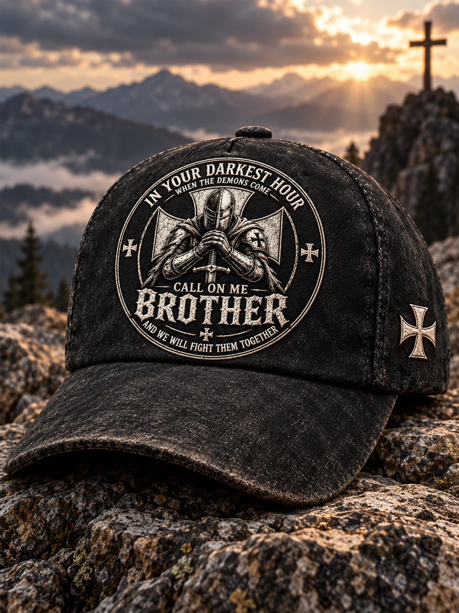 Unisex Call On Me Brother Knights Of Faith Hat