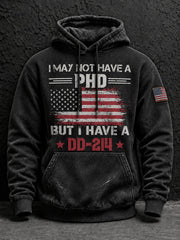 Men's Veterans Day Printed Hoodie