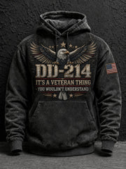Men's Veterans Day Printed Hoodie