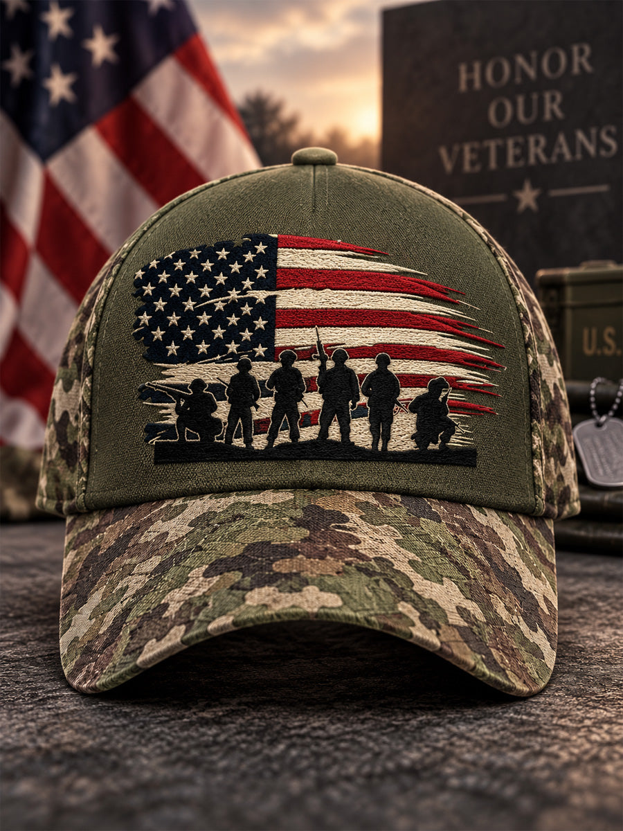 Unisex U.S. Veterans Day Print Hat