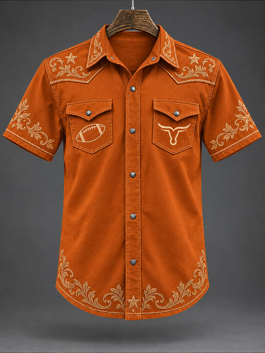 Men's Football Game Day Casual Shirt