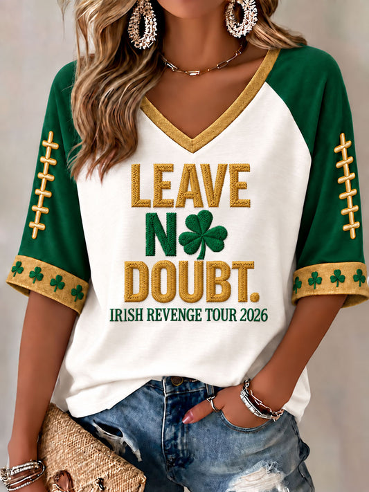 Women's Game Day Football Printed Casual T-Shirt