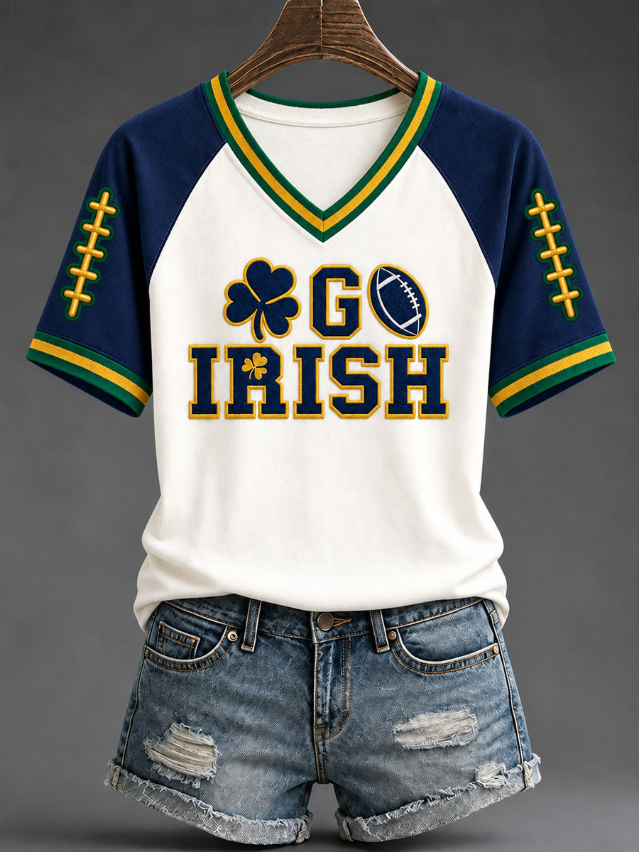 Women's Game Day Football Printed Casual T-Shirt