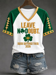 Women's Game Day Football Printed Casual T-Shirt