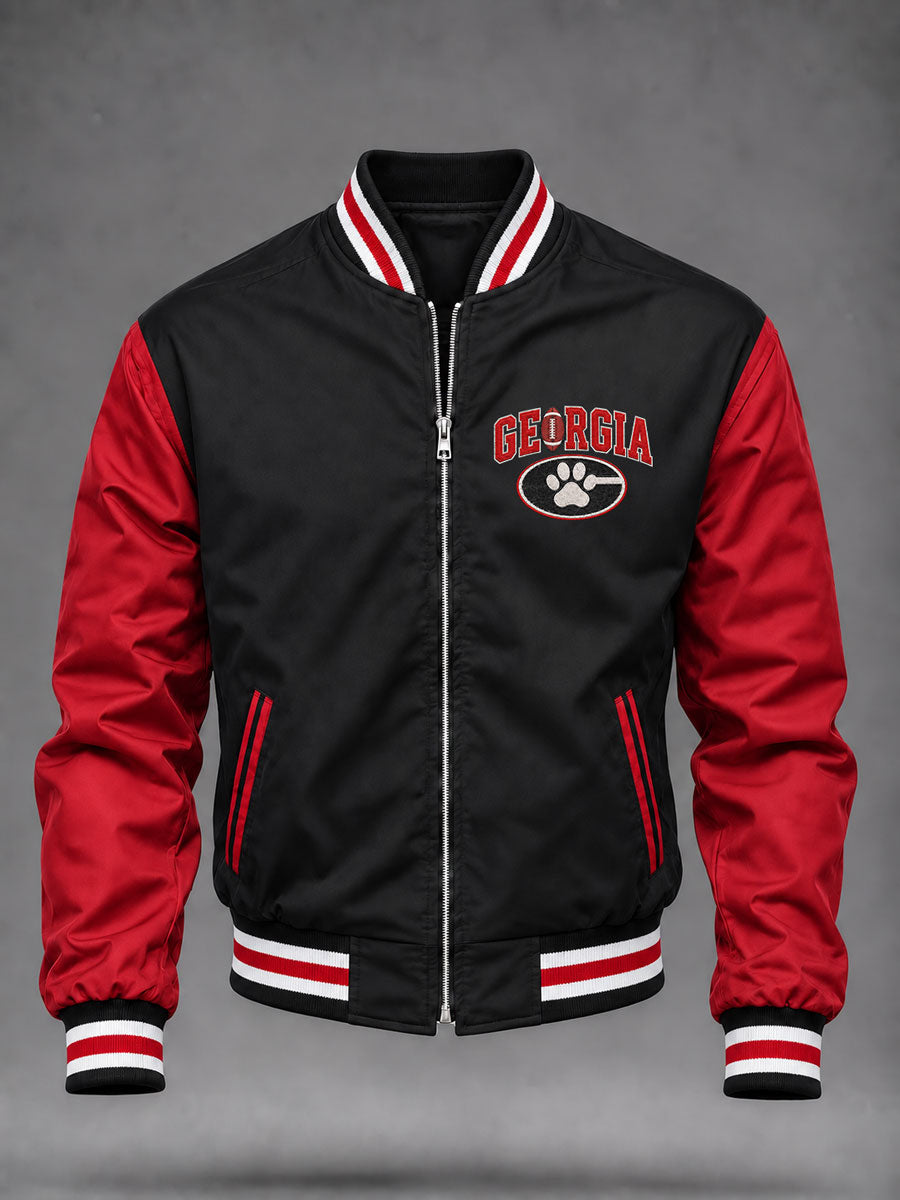 Men's Game Day Football Printed Casual Jacket