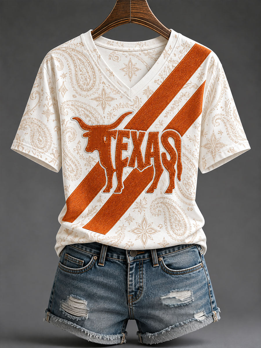 Women's Football Game Day short-sleeved T-shirt