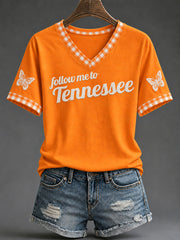 Women's Tennessee Football Casual Printed T-shirt