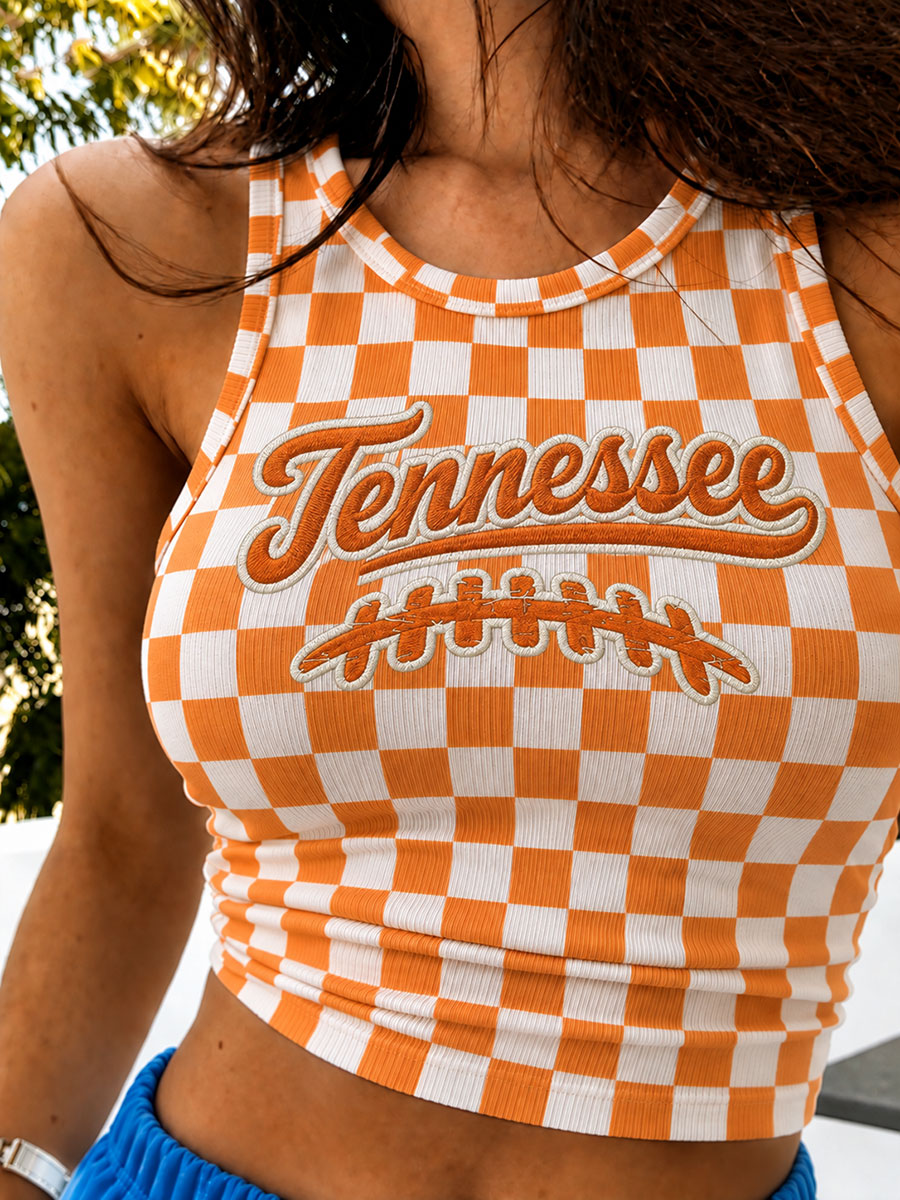 Women's Tennessee Football Casual Printed Vest