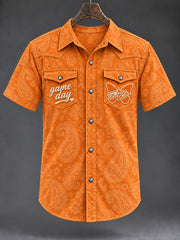 Men's Tennessee Football Casual Printed Shirt