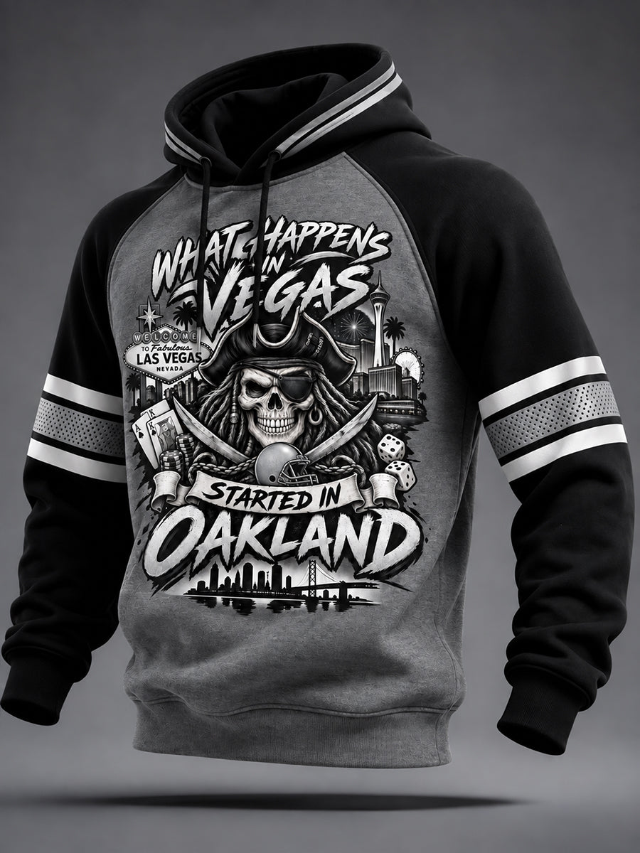 Men's Las Vegas Football Fan Raglan Hoodie