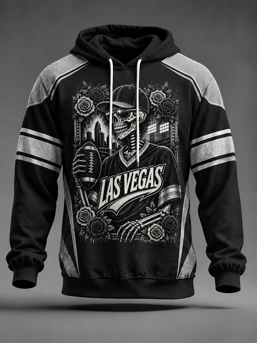 Men's Las Vegas Football Fan Print Hoodie