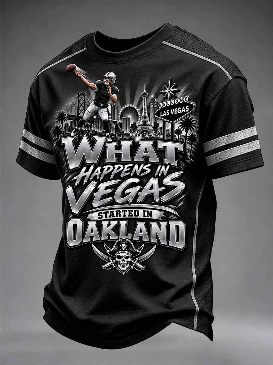 Men's Las Vegas Football Fan Print T-shirt